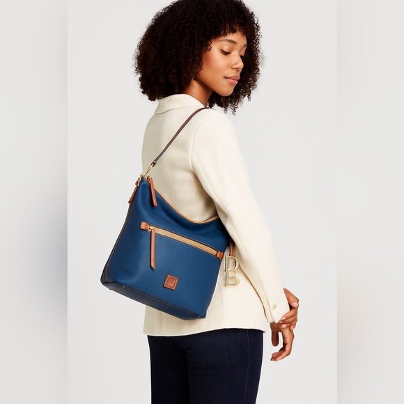 Dooney and Bourke Pebble Leather Crossbody with Dust Bag NWT - Picture 1 of 7